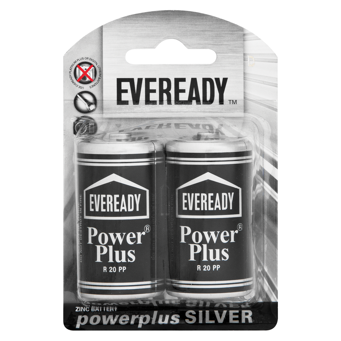 Eveready Power Plus Silver D's