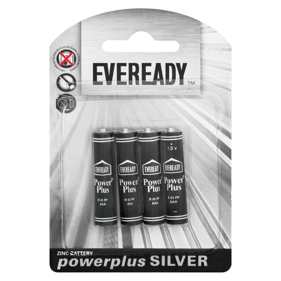 Eveready Power Plus Silver AAA