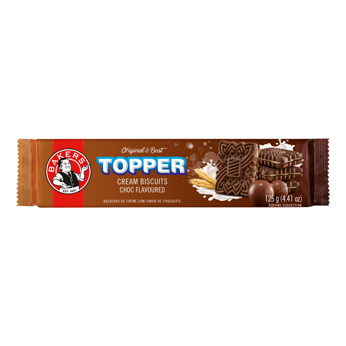 Bakers Toppers Chocolate Biscuits