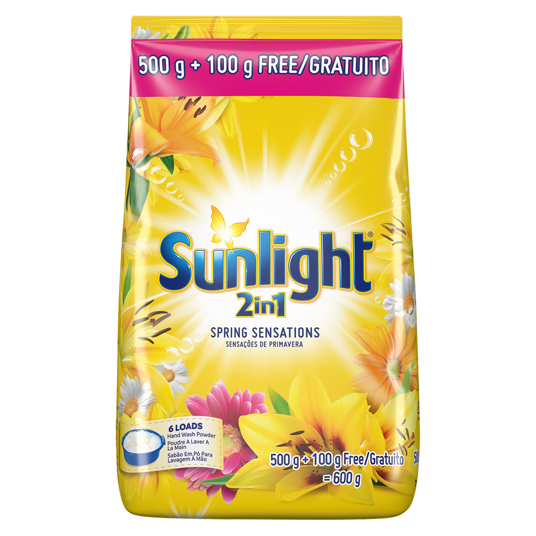 Sunlight Hand Wash Powder 600g