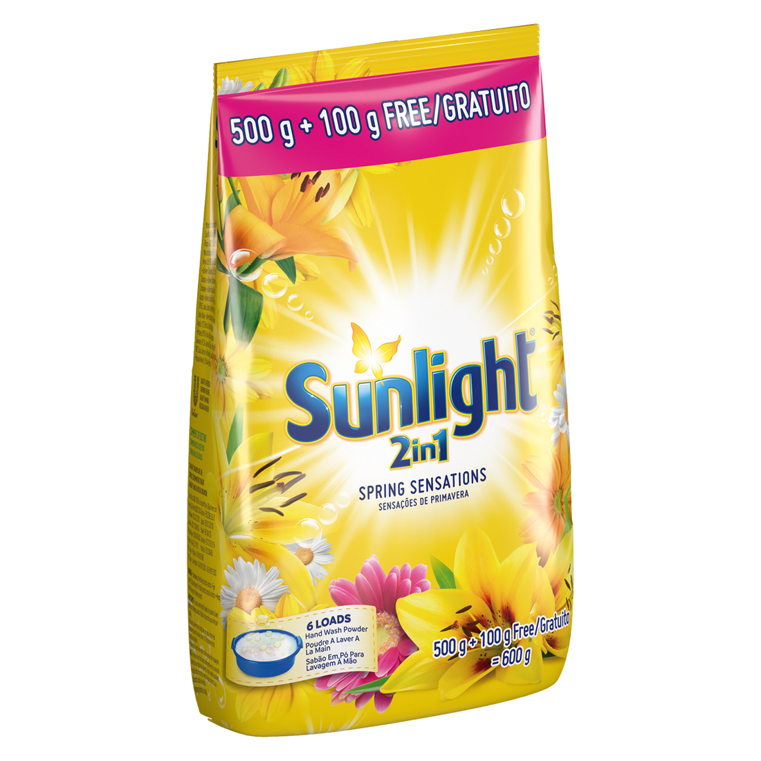 Sunlight Hand Wash Powder 600g