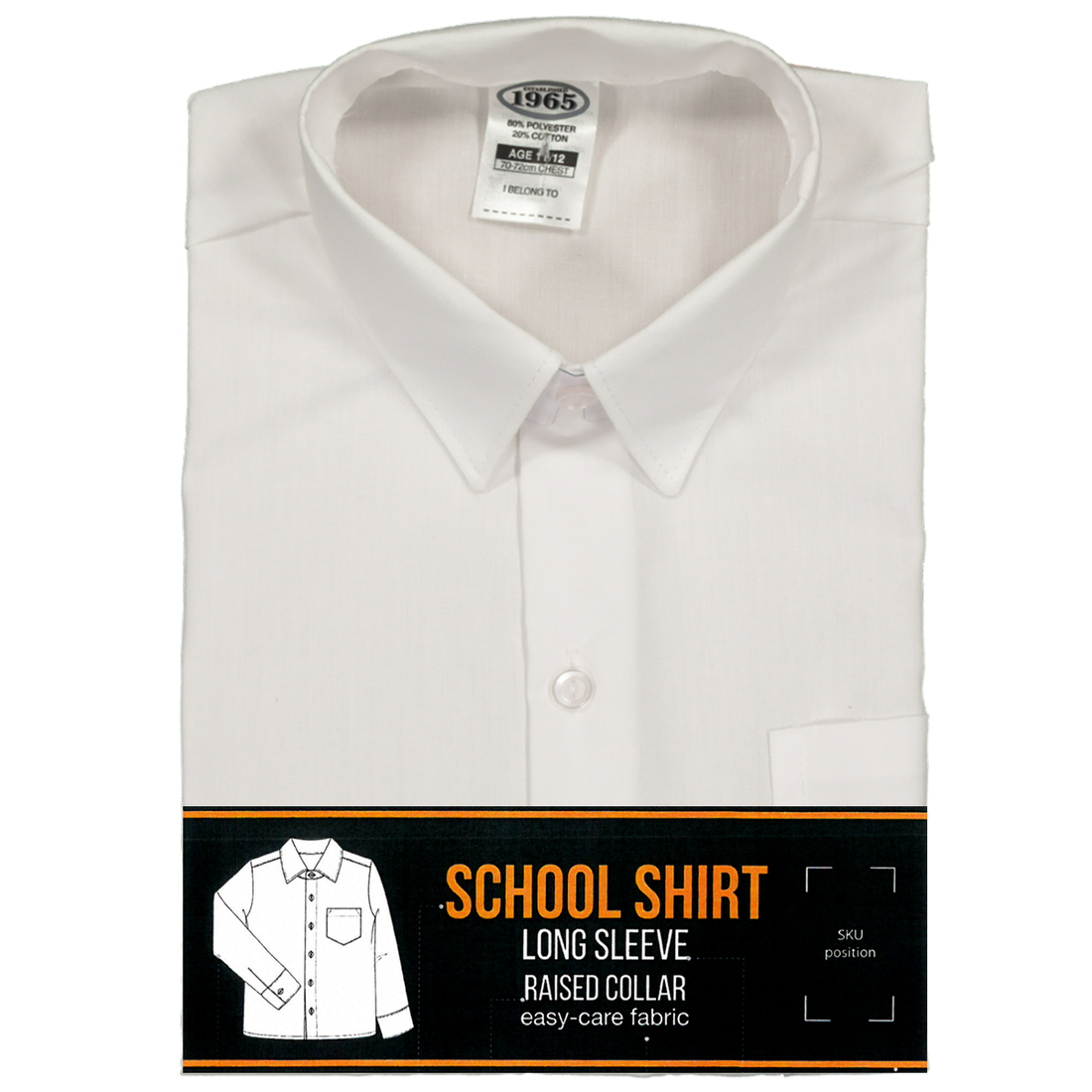 Long Sleeve School Shirt