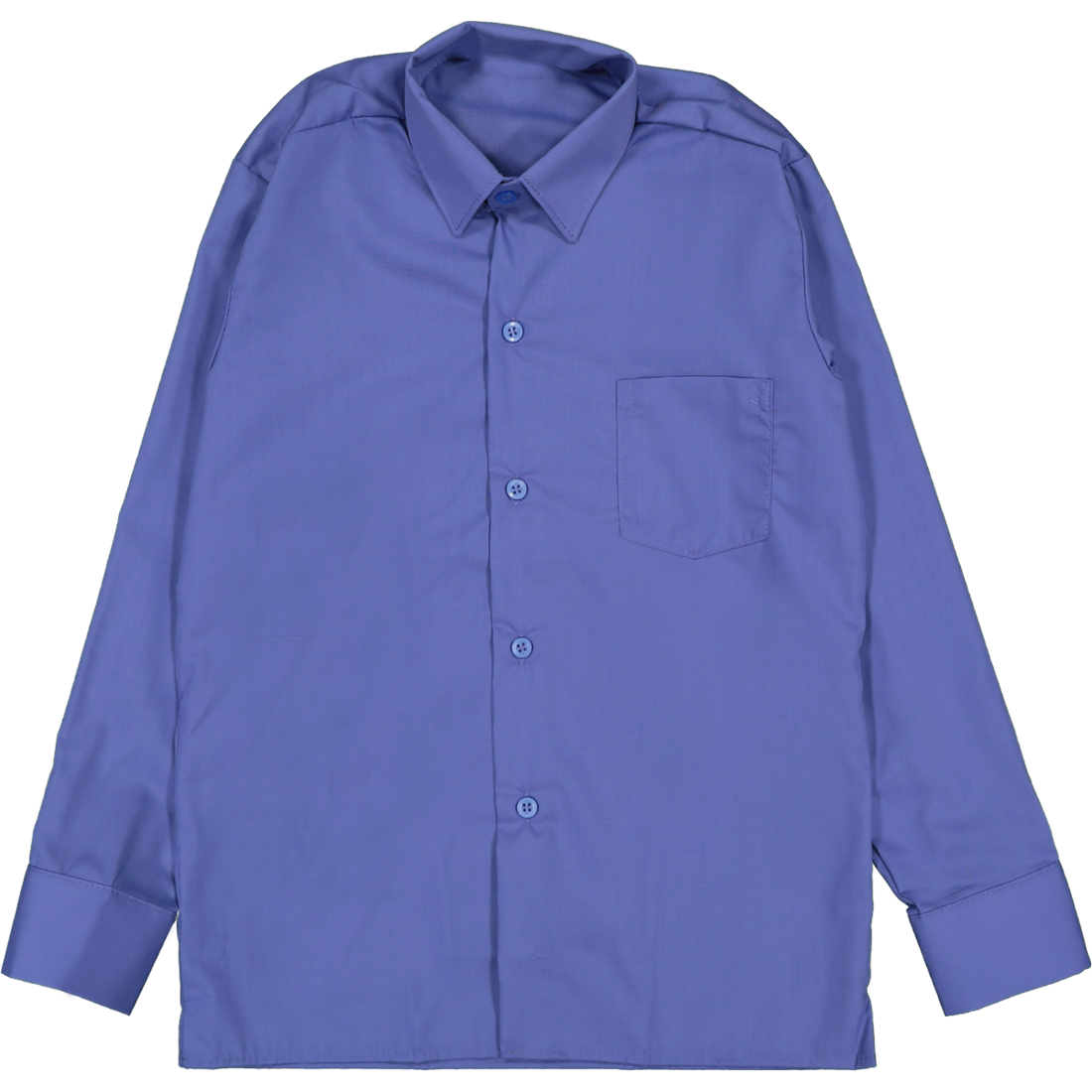 Long Sleeve Primary Raised Collar Shirt