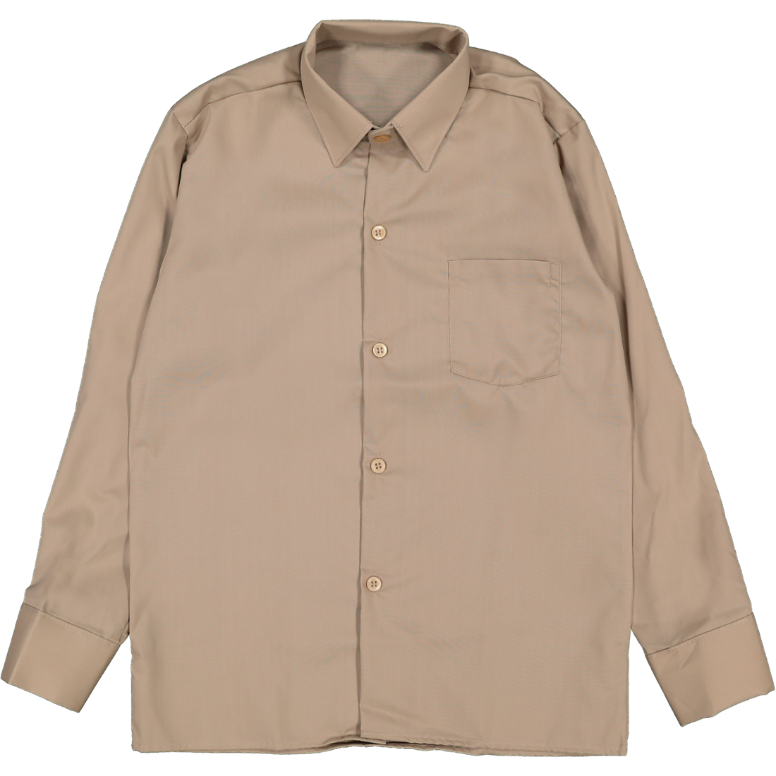 Long Sleeve Primary Raised Collar Shirt