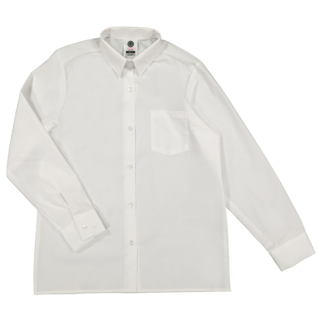 Long Sleeve Primary Raised Collar Shirt