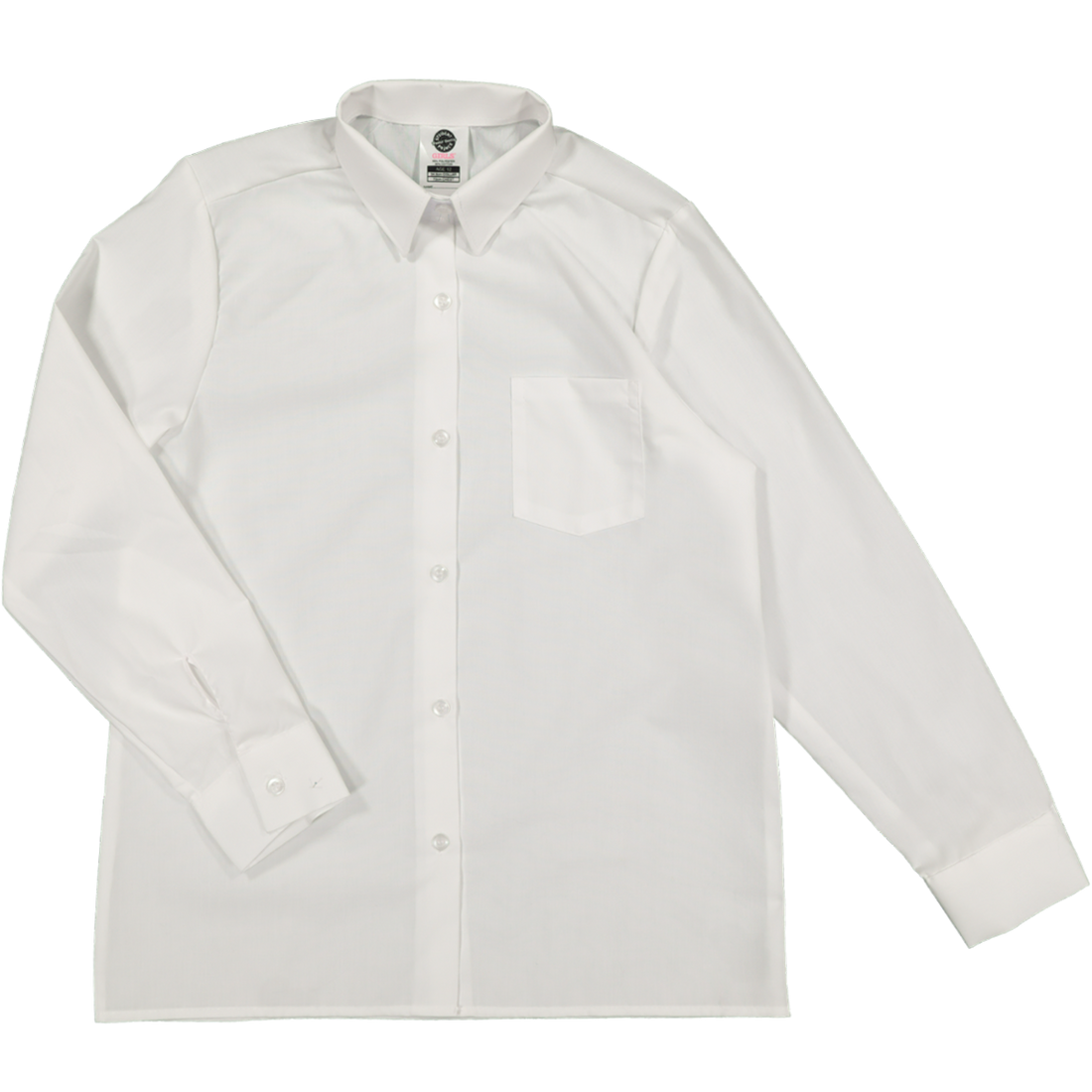 Long Sleeve High Raised Collar Shirt