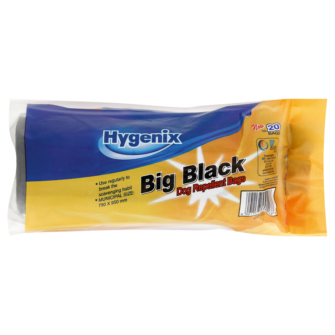 Hygenix Black Bags