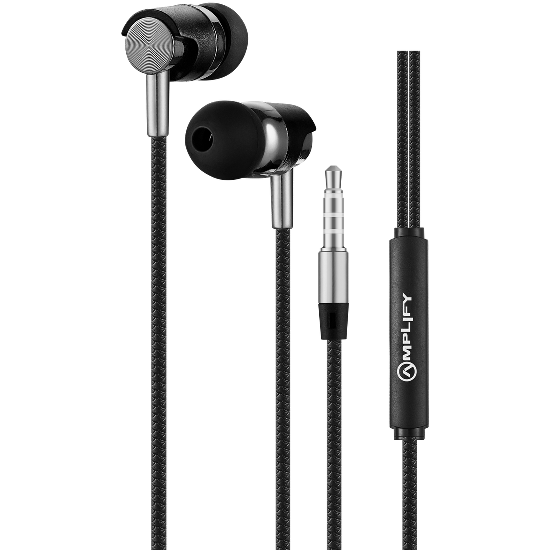 Metallic Earphones With Microphone