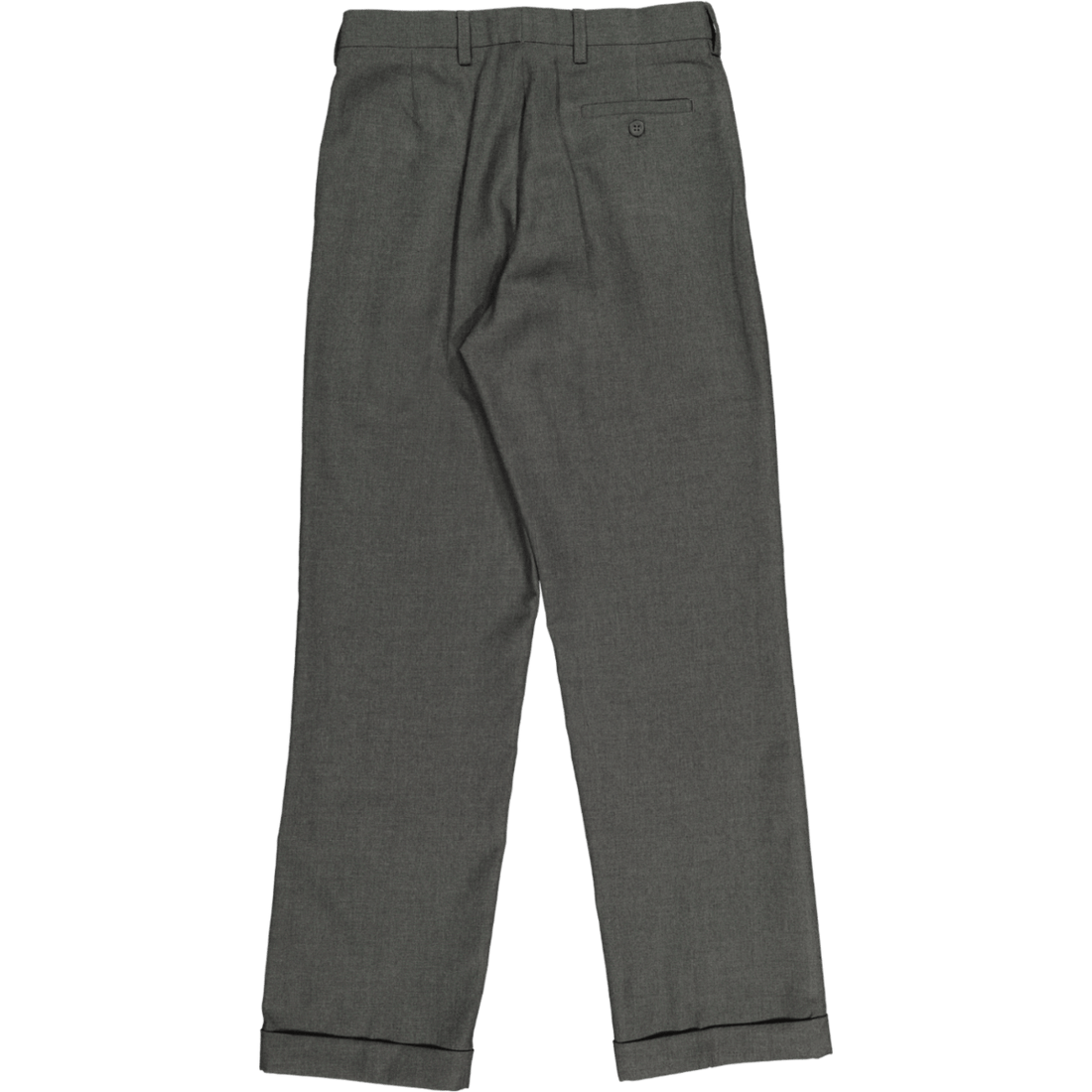 Boys School Grey Turn-Up Trousers