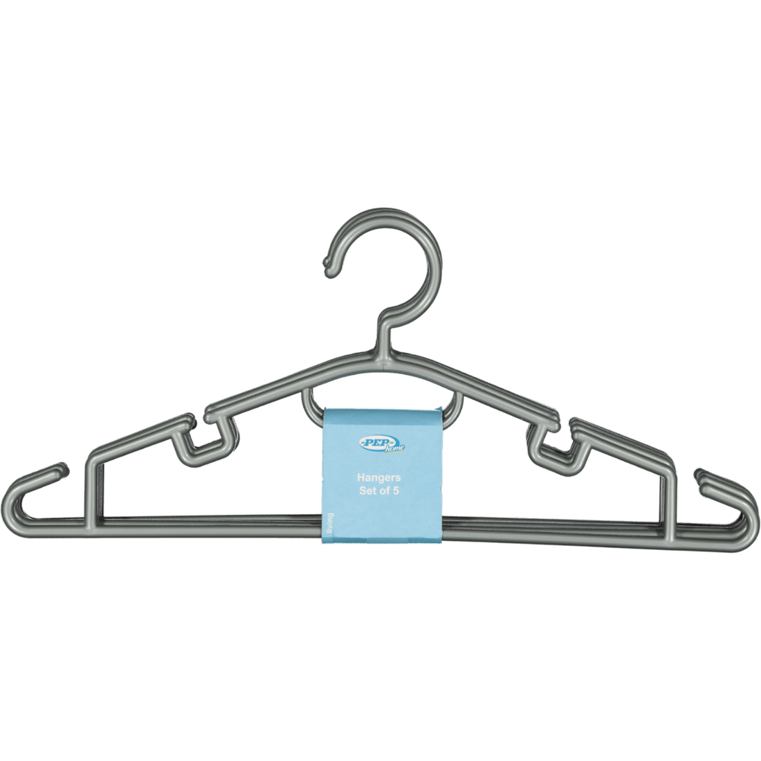 5-piece Plastic Hangers