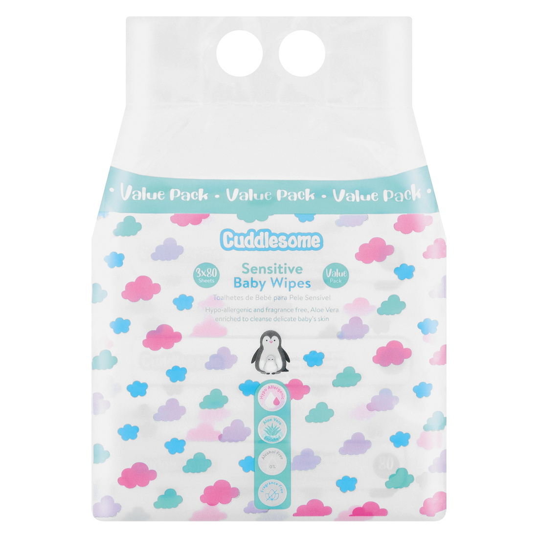 Cuddlesome Sensitive Wipes