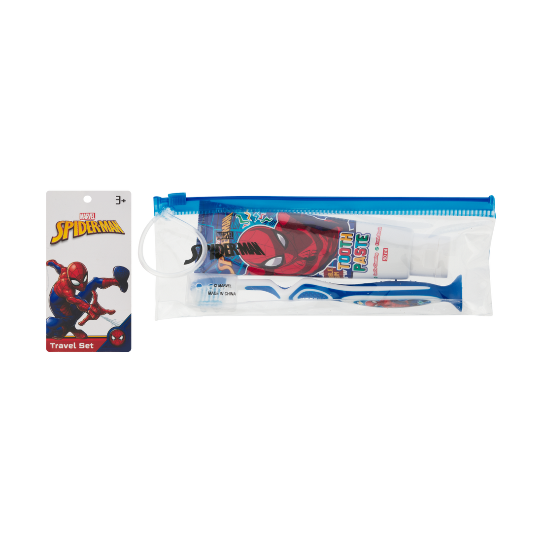 Kids Character Toothbrush And Toothpaste Travel Pack