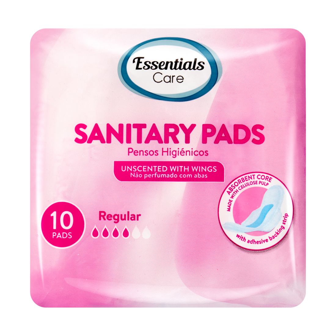 Essential Care Sanitary Pads Wings