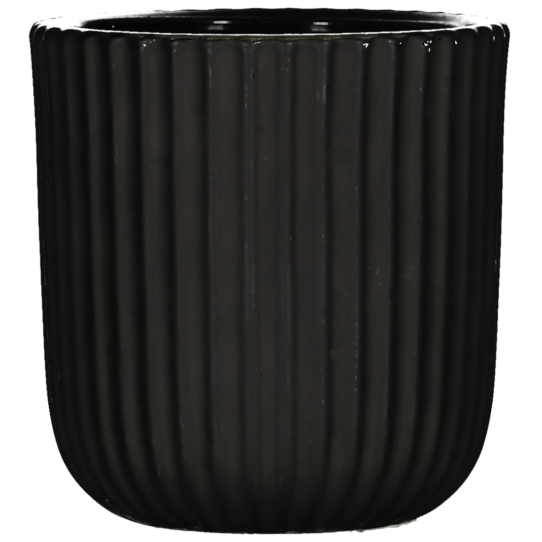 Black Glass Candle