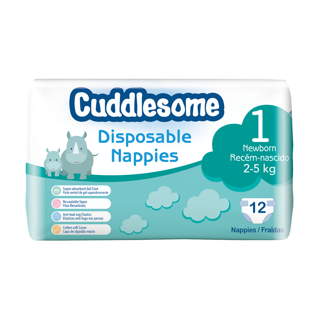 Cuddlesome Travel Pack Nappies