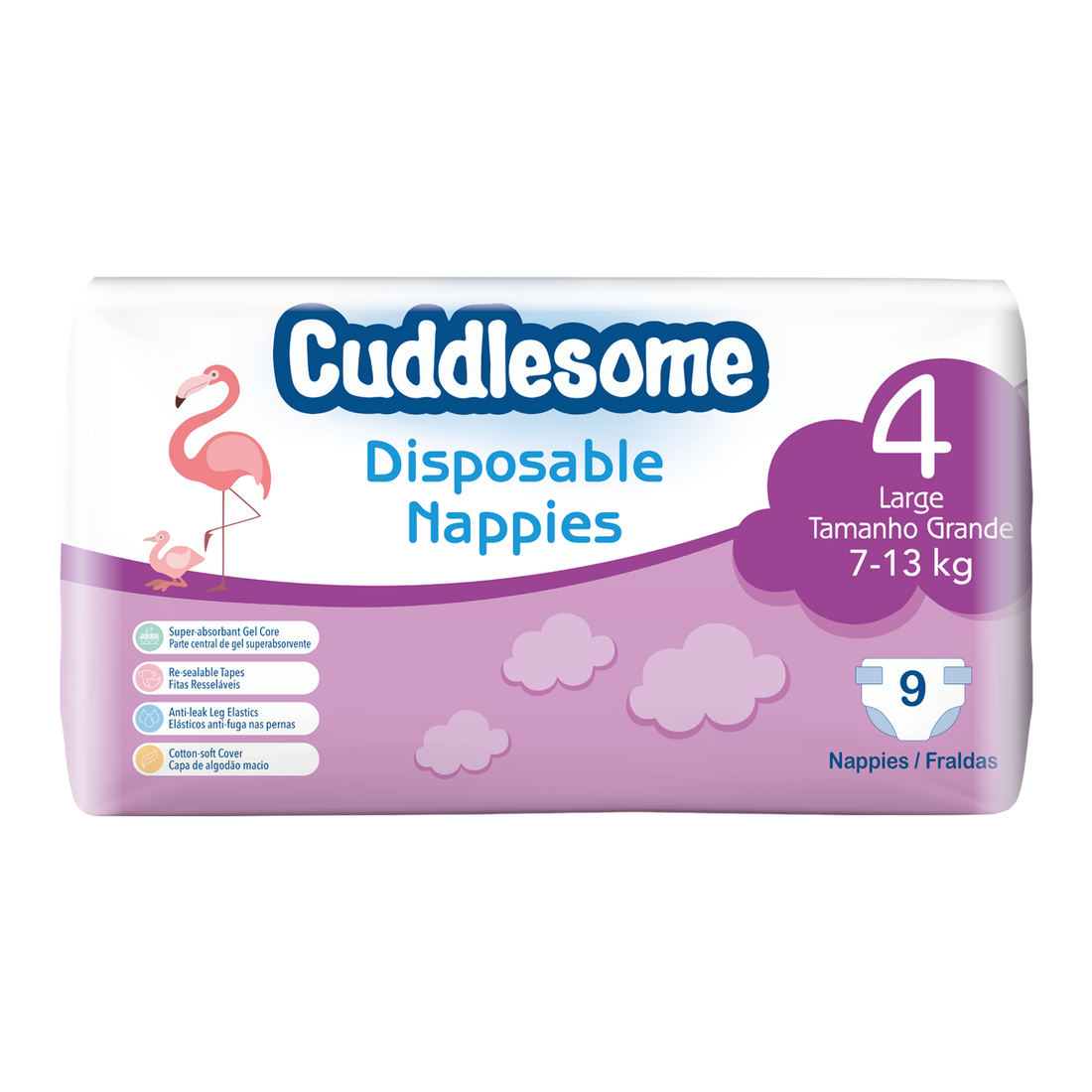 Cuddlesome Travel Pack Nappies