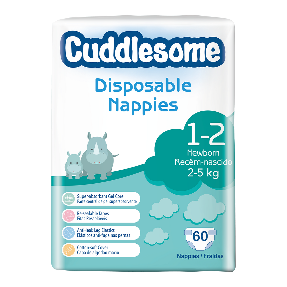 Cuddlesome Value Pack Nappies