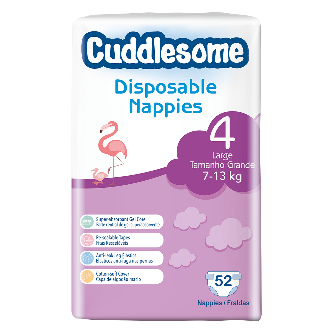 Cuddlesome Value Pack Nappies