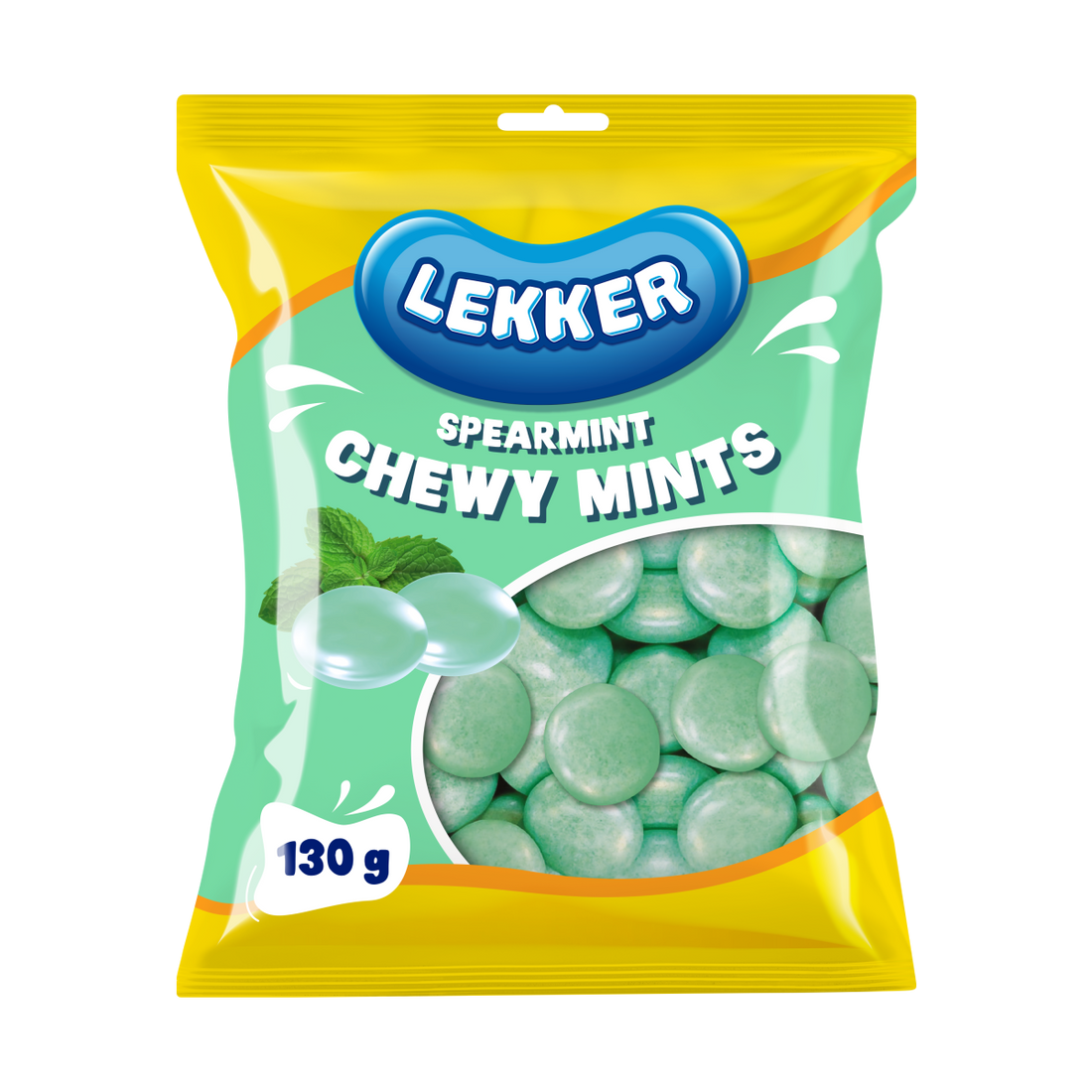 Lekker Spearmint Chewy Mints