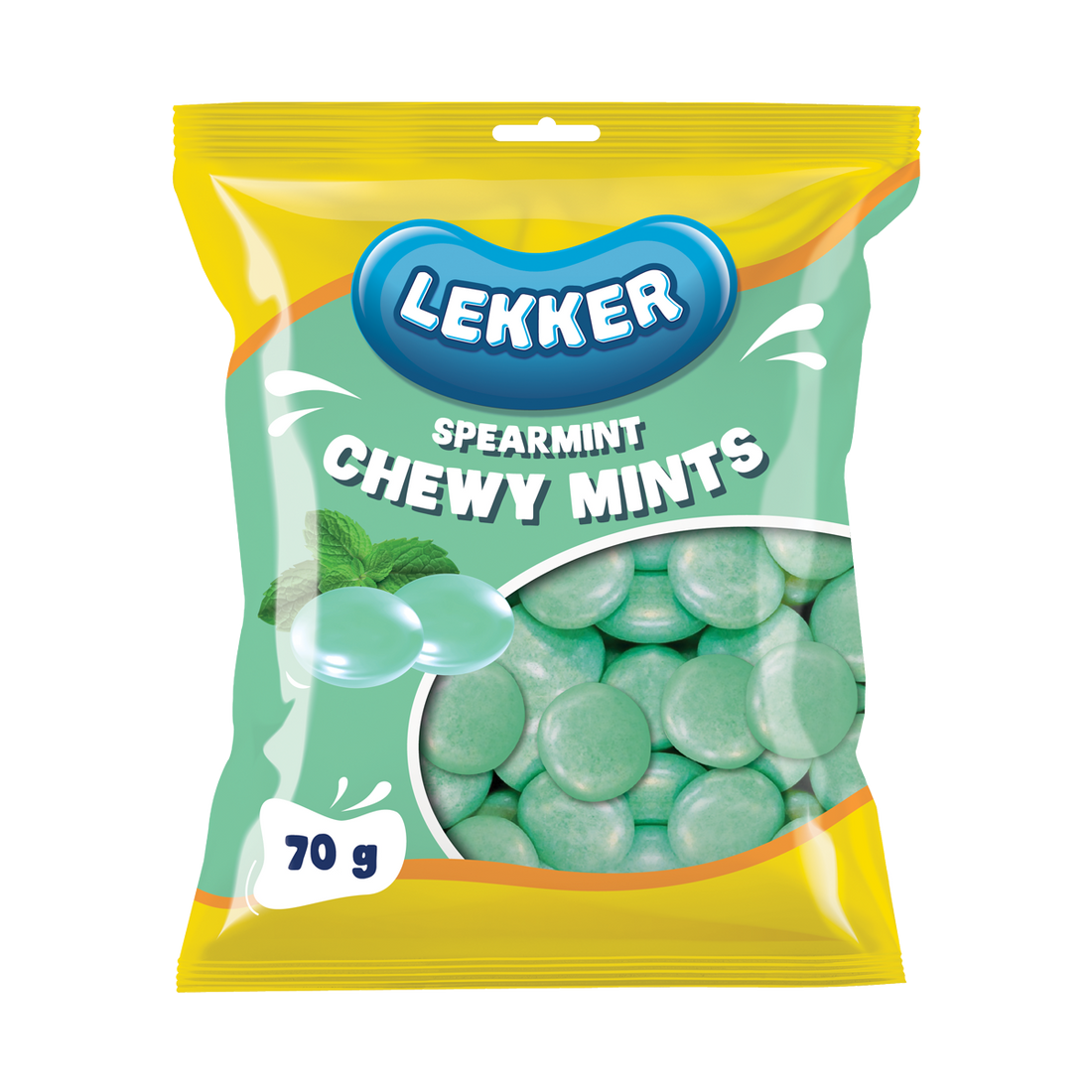 Lekker Spearmint Chewy Mints