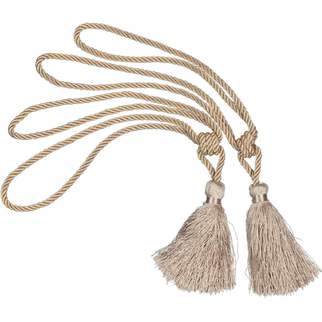 Gold Tassel Curtain Tie Backs