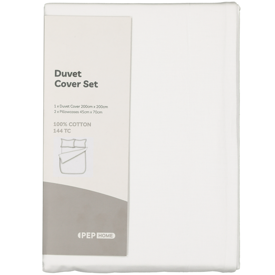 Sb White Cotton Duvet Cover