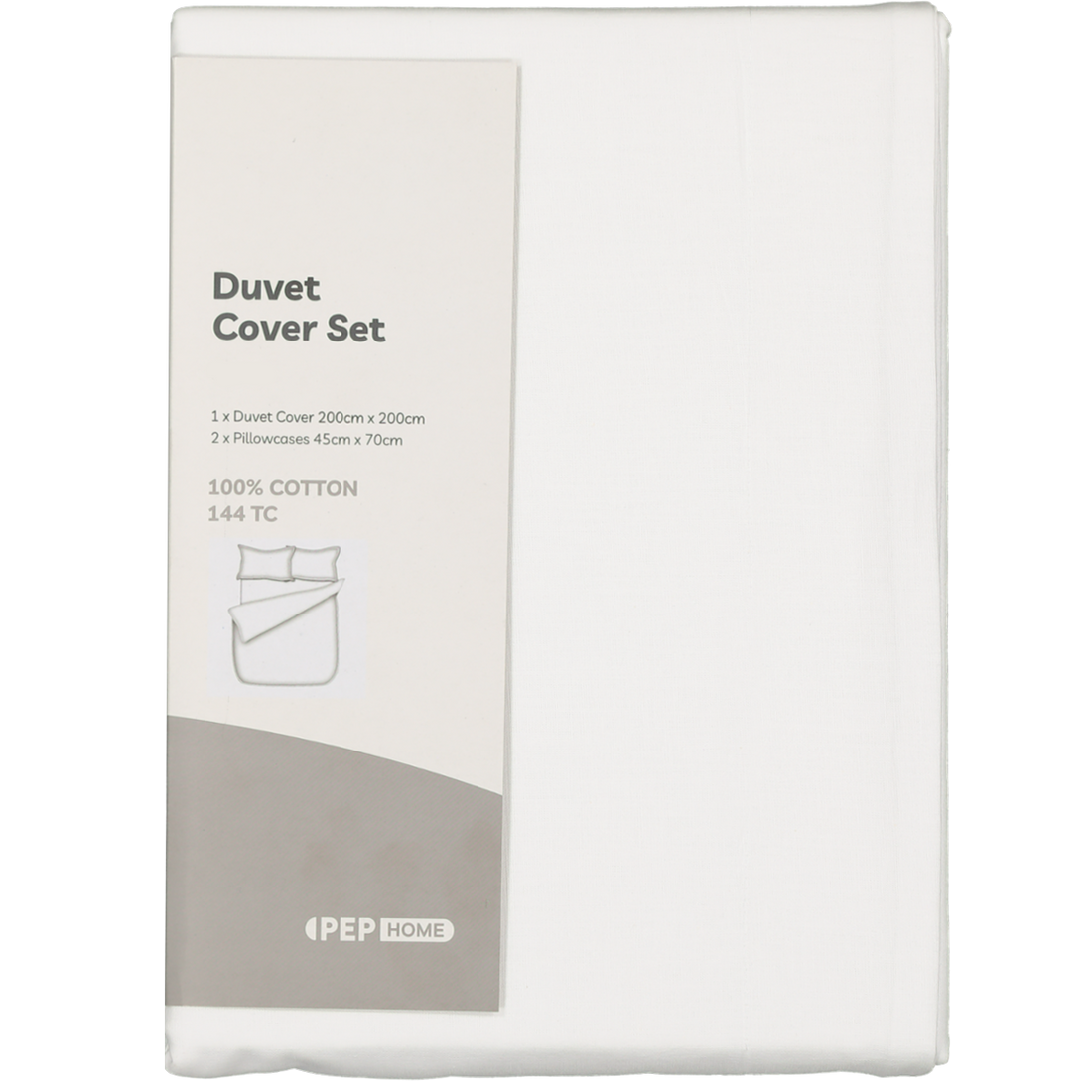 Db White Cotton Duvet Cover