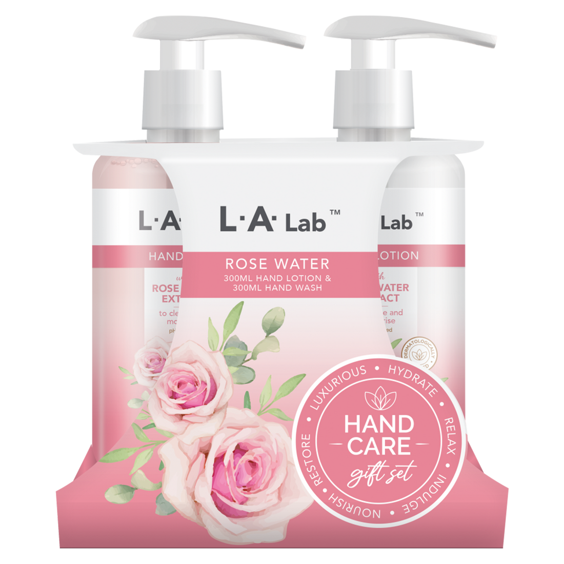 L.A. Lab Handwash And Body Lotion Caddy