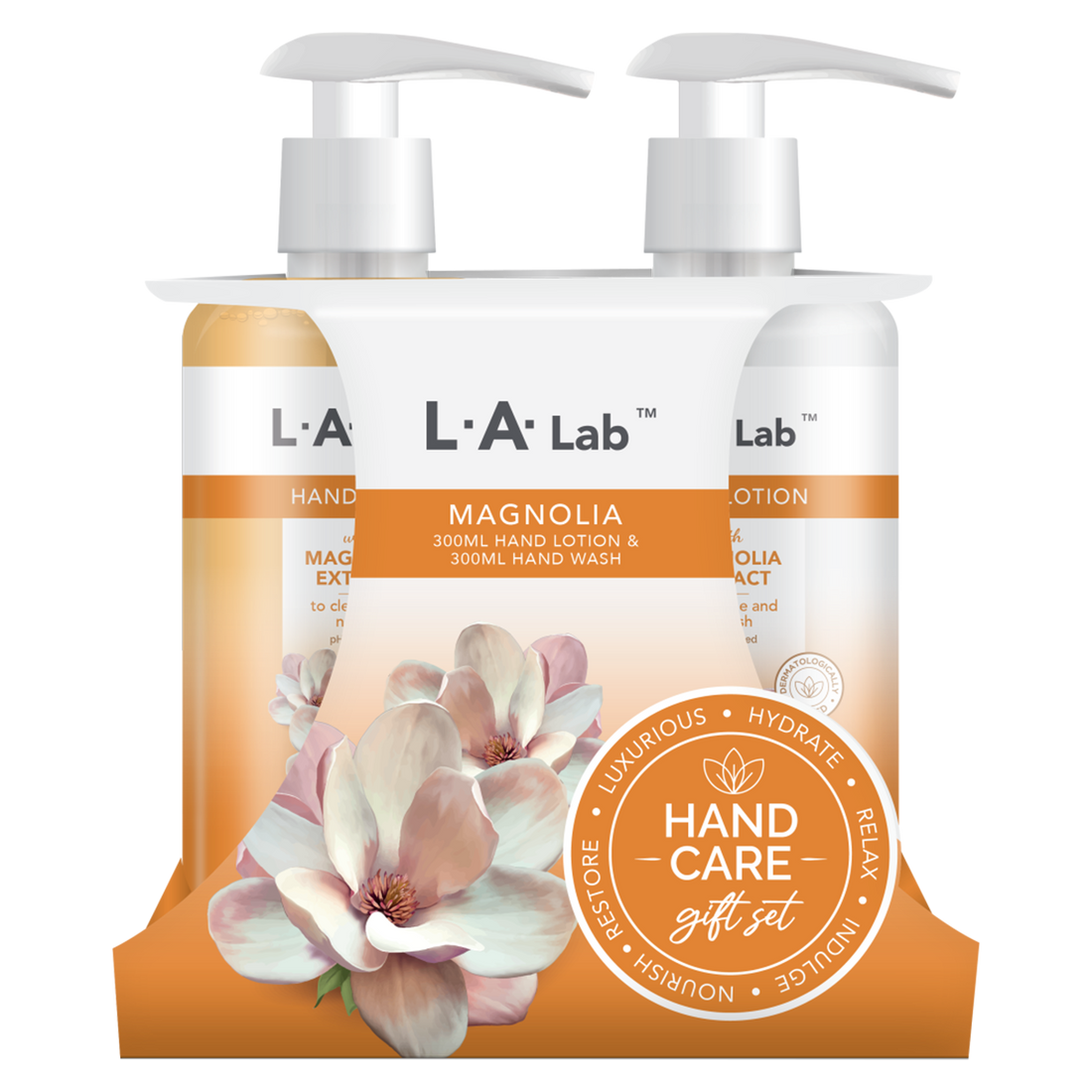 L.A. Lab Handwash And Body Lotion Caddy