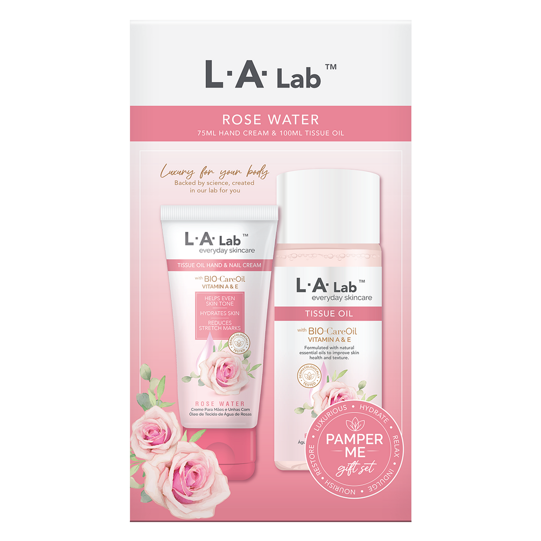 L.A. Lab Tissue Oil With Hand And Nail Cream