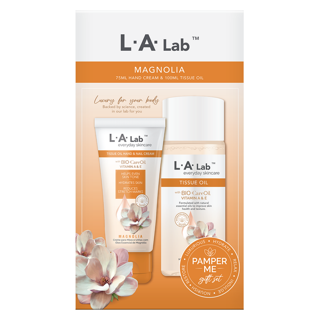 L.A. Lab Tissue Oil With Hand And Nail Cream