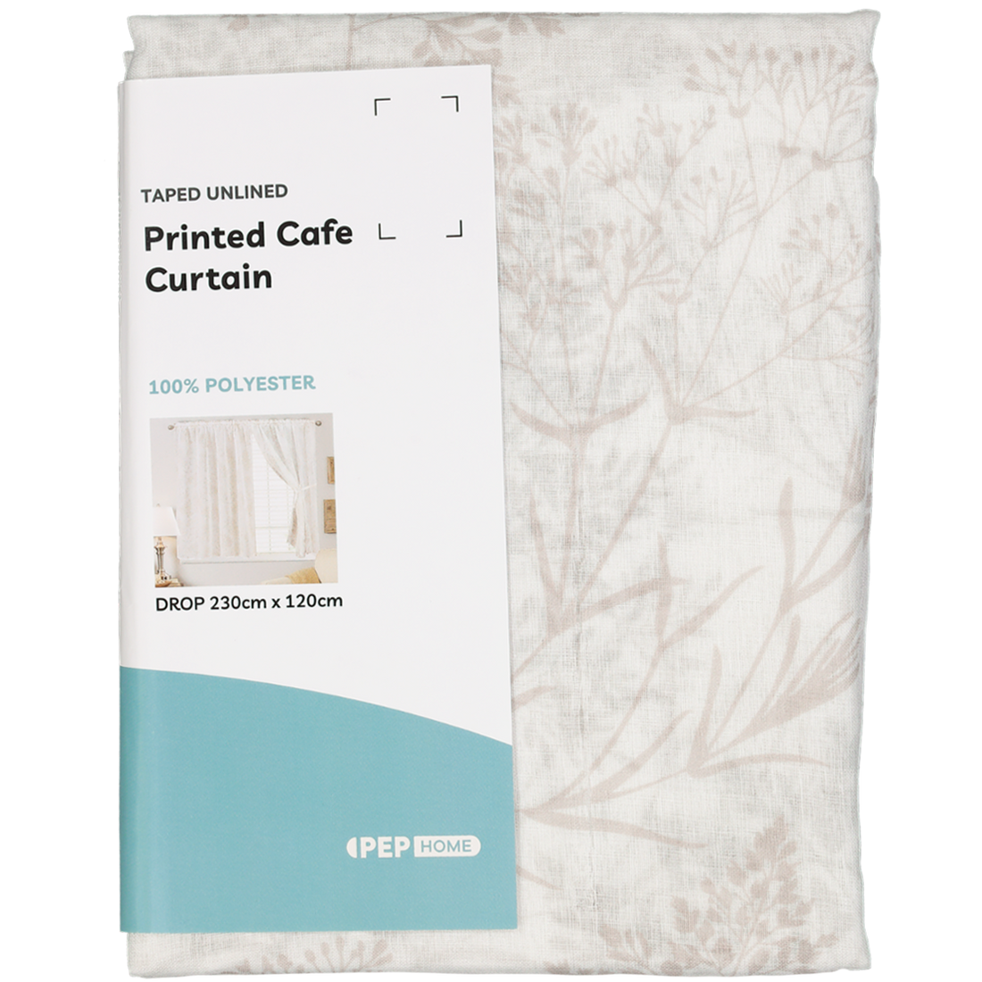 Cafe Printed Linen Natural