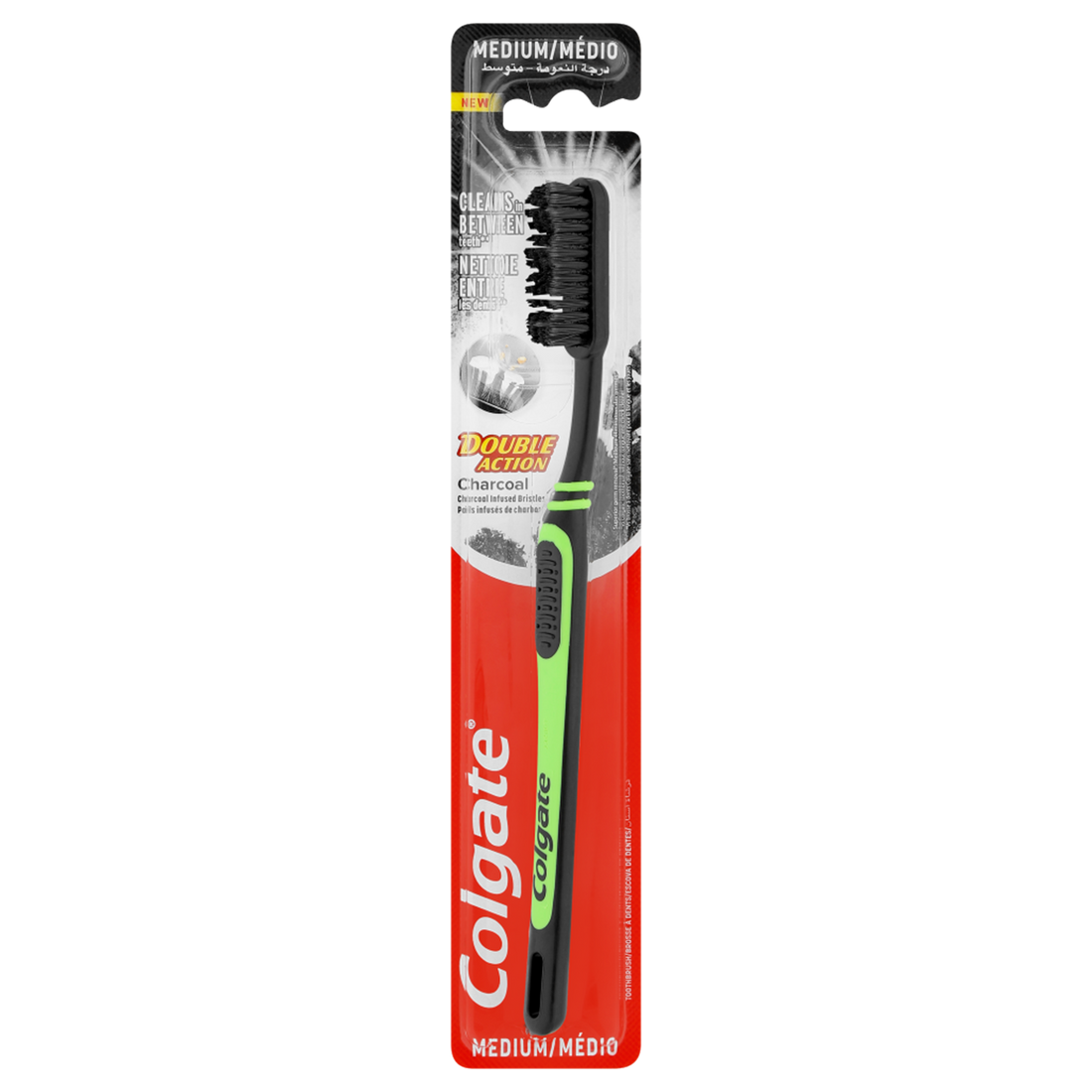 Colgate Double Action Charcoal Toothbrush