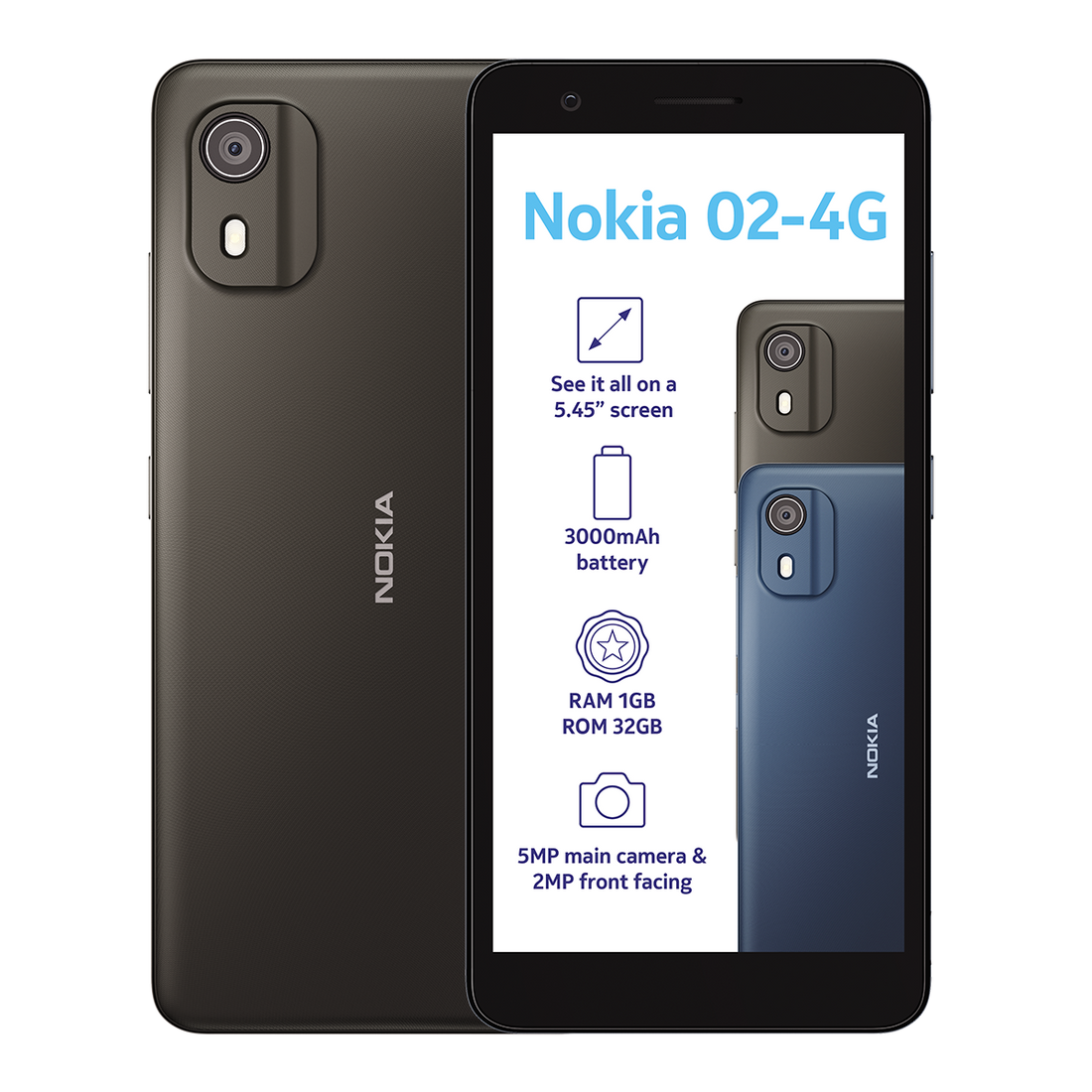 Nokia 02 4G Dual Sim Network Locked