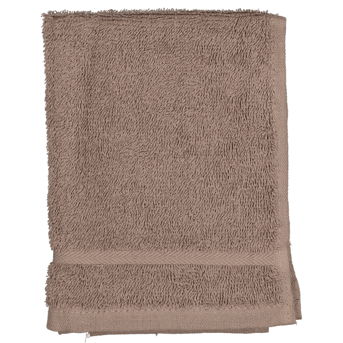 Plain Long Face Cloth Taupe