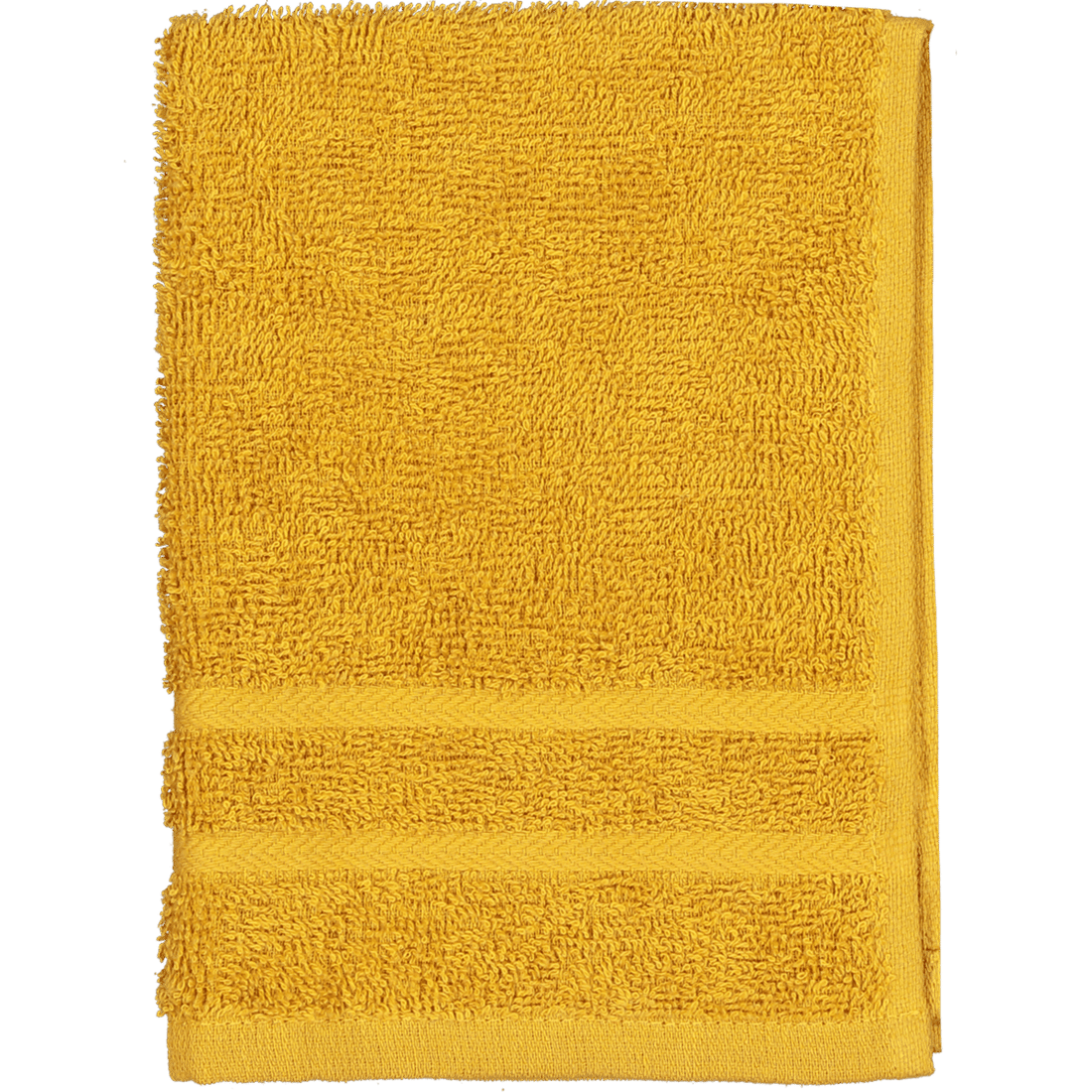 Plain Long Face Cloth Golden Yellow