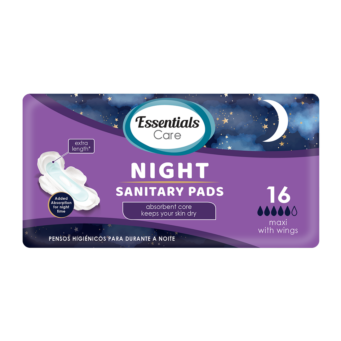 Essentials Care Night Pads