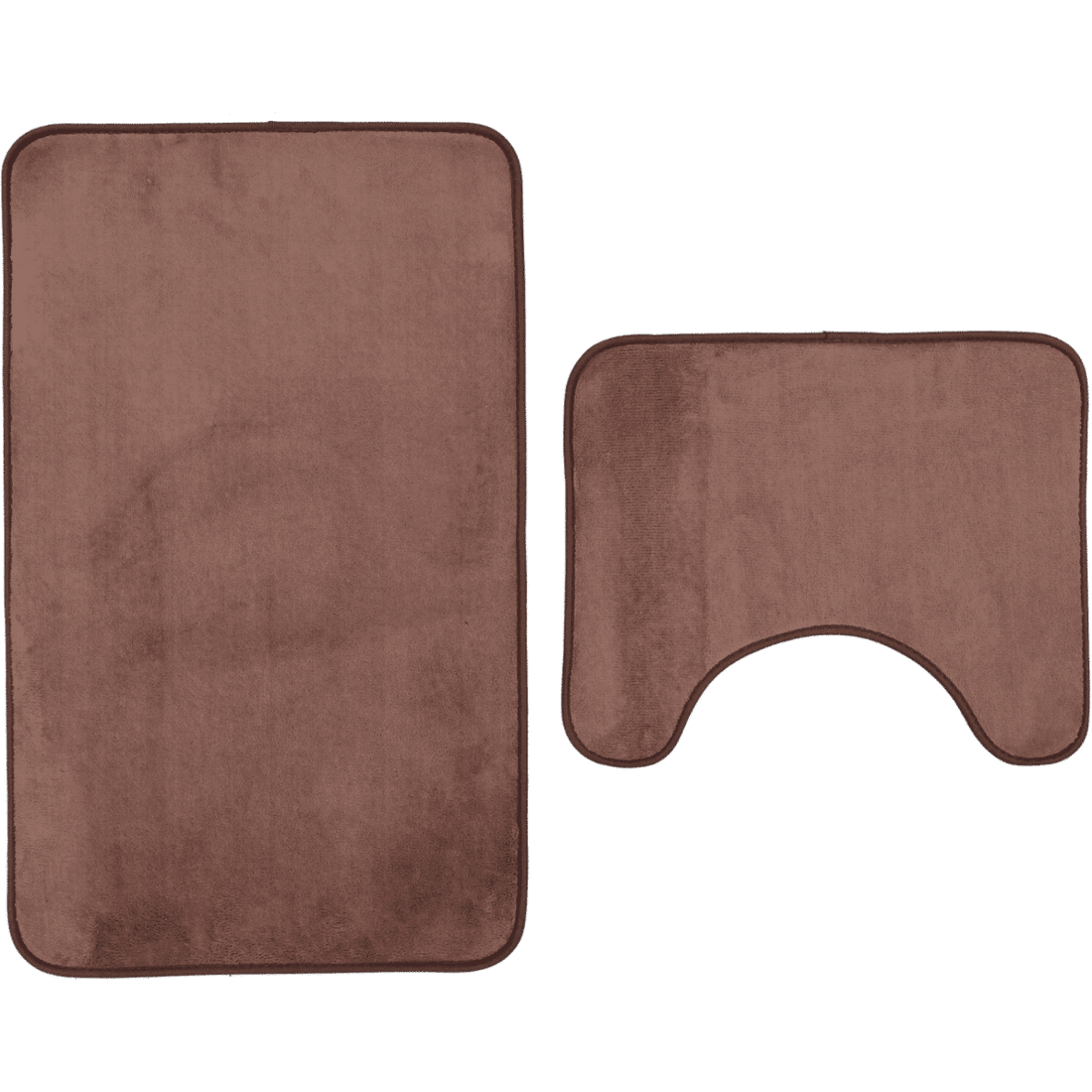 2 Piece Foam Mat Set Taupe