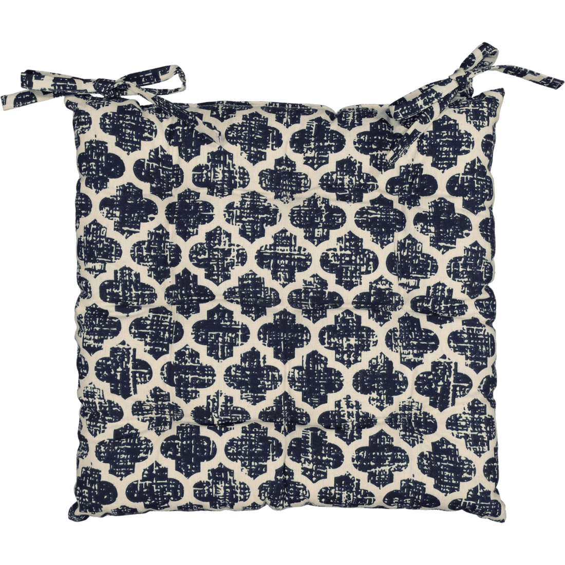 Blue Trellis Outdoor Chair Pad