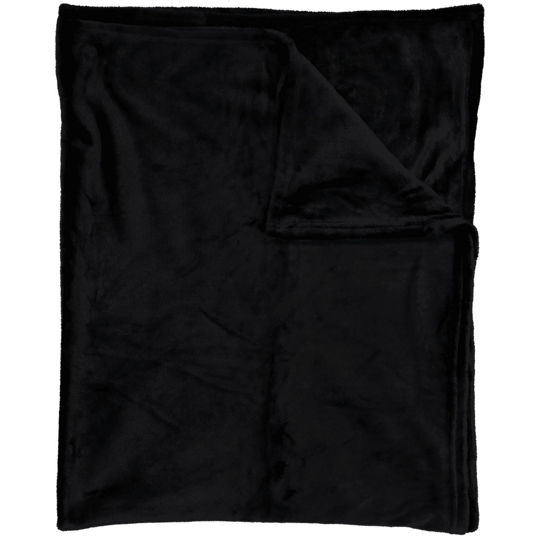 Plain Flannel Fleece Black Bunk