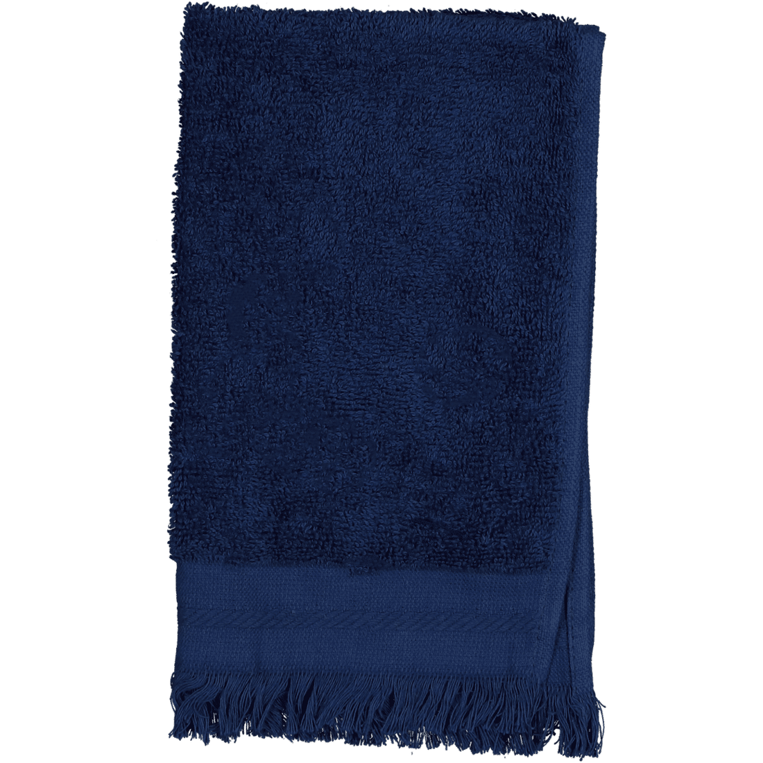 Fringed Guest Towel Estate Blue