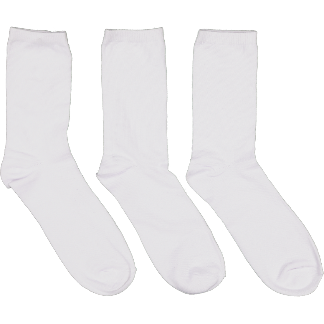 White Crew Socks 3 Pack