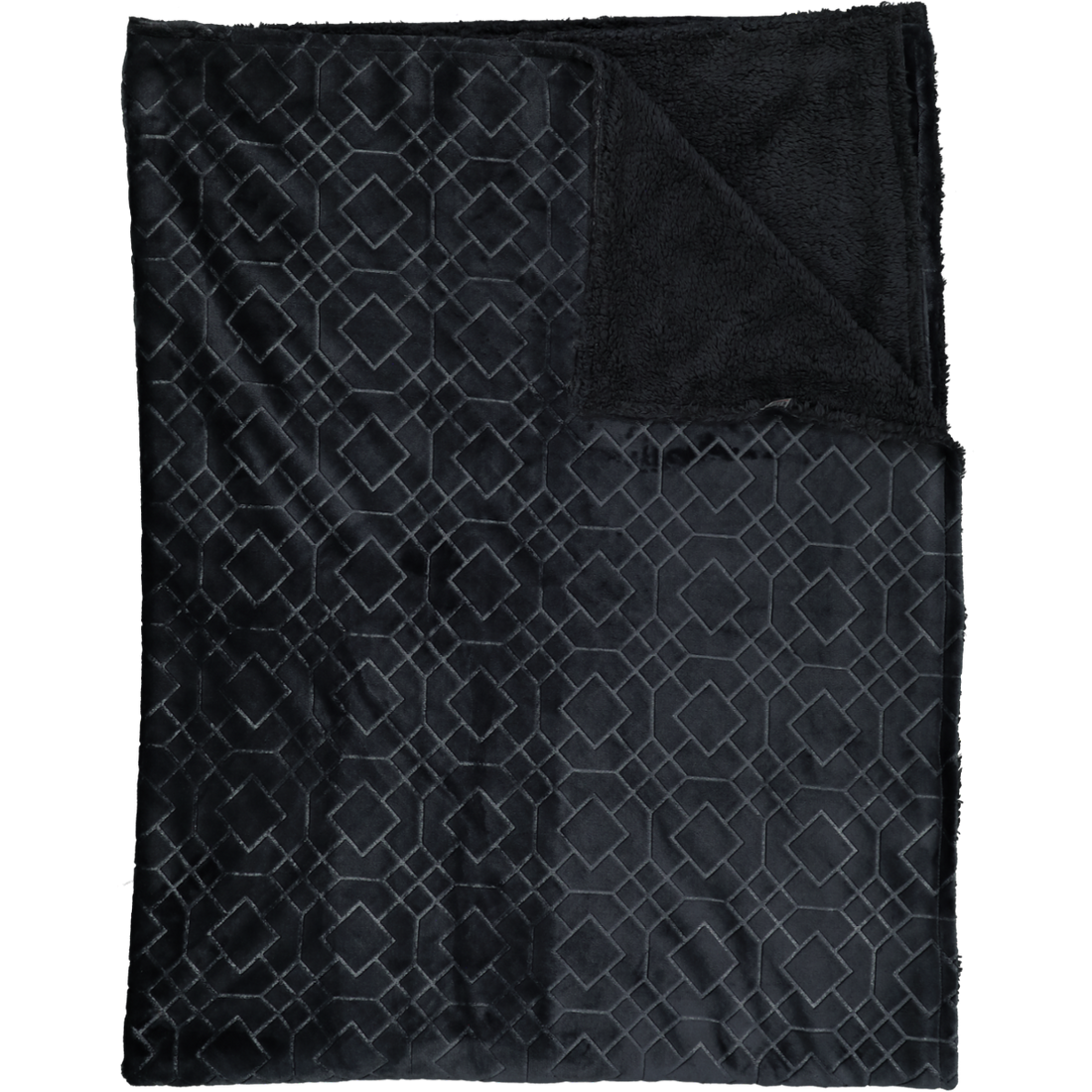 Single Bedding Throw Black