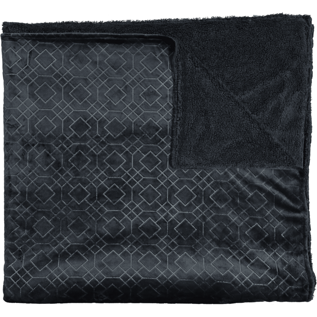 Double Bedding Throw Black