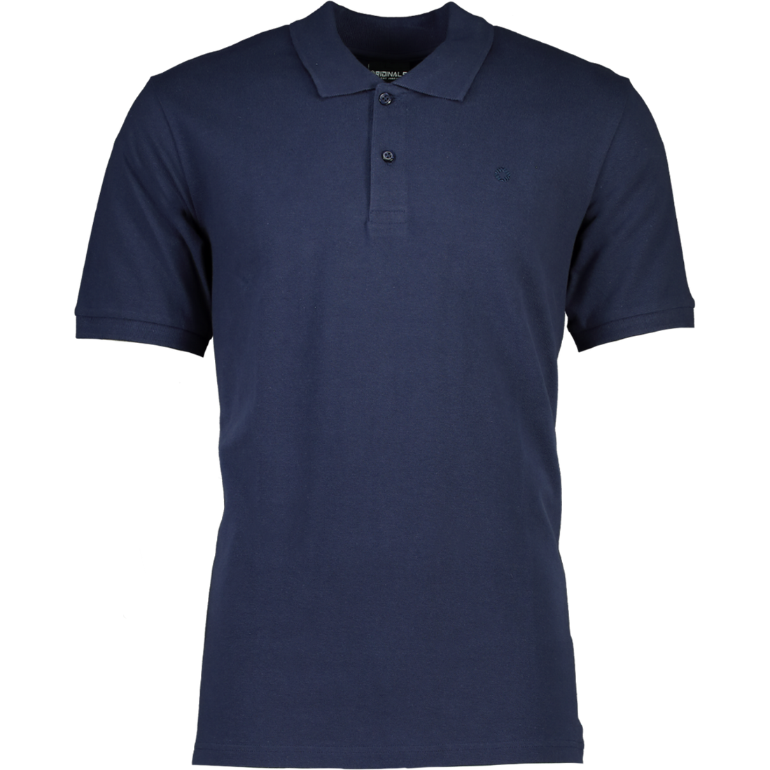 Navy Cotton Golf Shirt