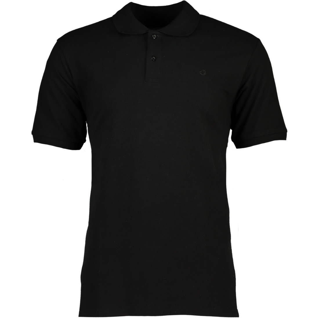 Black Cotton Golf Shirt