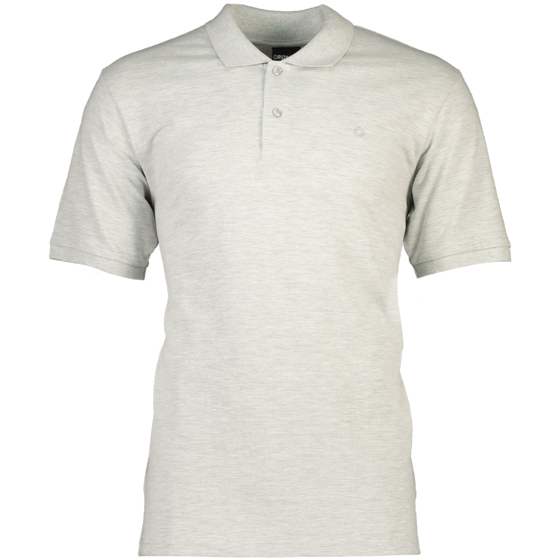 Grey Cotton Golf Shirt