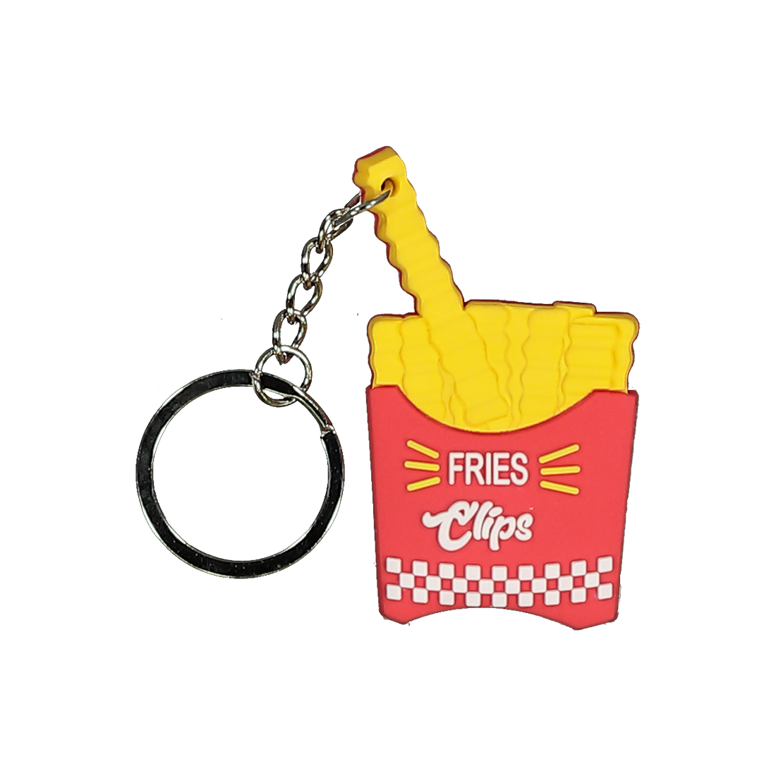 Pvc Keyring Shaped Fries