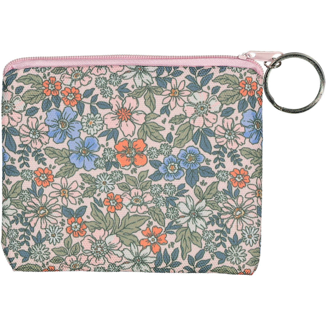 Printed Coin Purse Flower Leaf