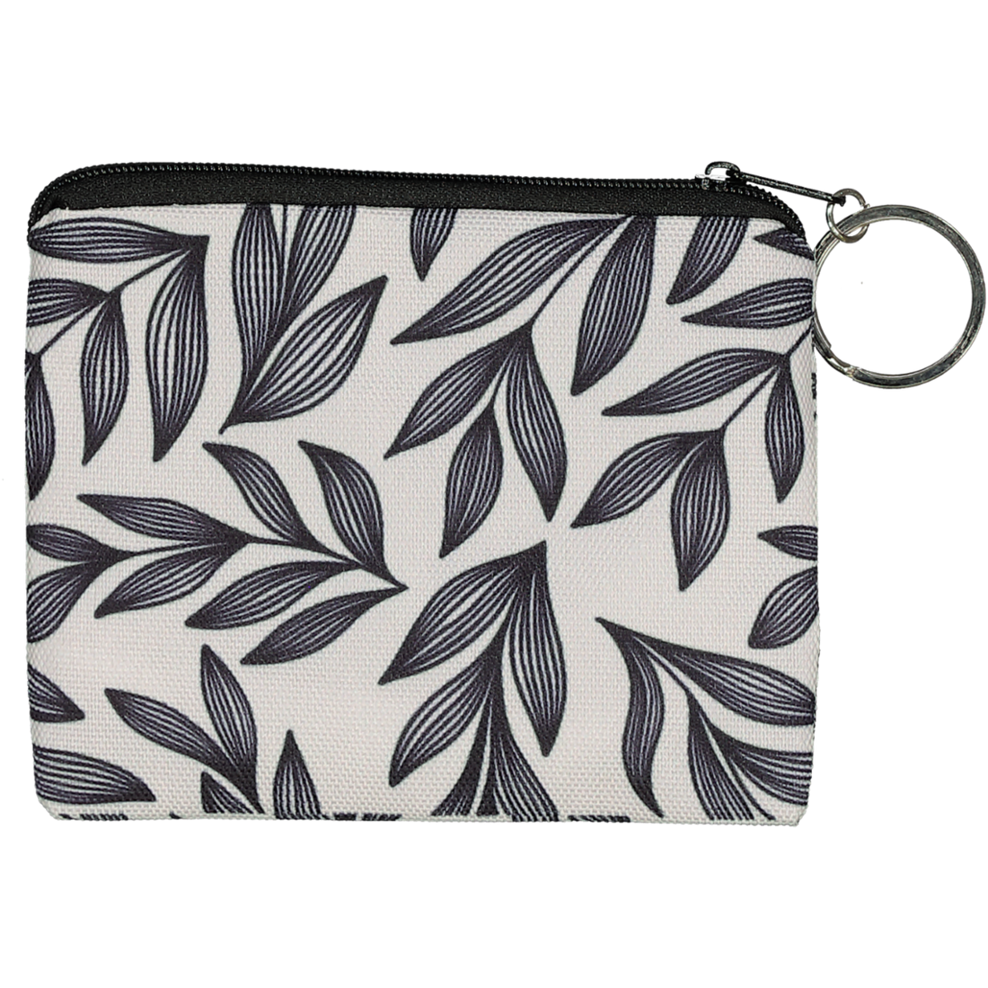 Printed Coin Purse Flower Leaf